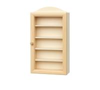 Vitrina Colecciones Madera. Madera en Crudo, para Decorar. Medidas Exteriores (Ancho/Fondo/Alto): 25*8,5*44 cms. Distancia Entre baldas: 6.7 cms. Baldas fijas. Se Puede Pintar