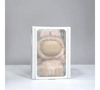 Vitrina compatible con Labubu POP MART, caja de exhibición pequeña de cristal transparente para muñeca POP MART Labubu