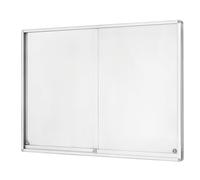 Vitrina, con puertas correderas, capacidad 30 x DIN A4.