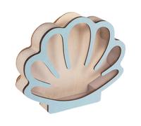 Vitrina/contenedor para guardar conchas marinas, caja portátil para guardar recuerdos de conchas marinas para la repisa de la chimenea del salón.