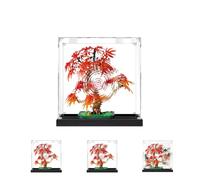 Vitrina de acrílico Compatible con el Modelo de bonsái de Arce Rojo Le-go 10348 (Modelo no Incluido) (3mm)