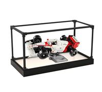 Vitrina de acrílico genérica para Le*GO 10330 MC*Laren MP4/4 y Ayrton Senna - vitrina de almacenamiento y exposición transparente y antipolvo de alta calidad (modelo no incluido) (B)