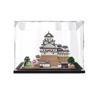 Vitrina de Acrílico para 21060 Castillo Himeji Bloques Construcción,Vitrina a Transparente Prueba de Polvo,Compatible con Lego 21060 Modelo (Solo Vitrina) A,2MM