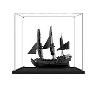 Vitrina de acrílico para Capitán Jack Sparrow's Pirate Ship para Lego 10365, caja de almacenamiento transparente a prueba de polvo (modelo no incluido) (transparente 2MM)