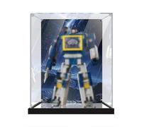 Vitrina de acrílico para Lego 10358 Transformers: Soundwave Modelo - Caja de almacenamiento transparente y antipolvo (modelo no incluido) (Mirror-Background)