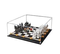 Vitrina de Acrílico para Lego 76392 Hogwarts Wizard's Ajedrez, Display Case Vitrinas para Colecciones Modelismo (Solo Vitrina)