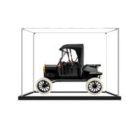 Vitrina de acrílico para modelo 11376 Ford Model T, compatible con Lego, caja de almacenamiento transparente a prueba de polvo (modelo no incluido) (espejo 2MM)