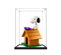 Vitrina de acrílico para modelo 21368 Snoopy's Doghouse, compatible con Lego, caja de almacenamiento transparente a prueba de polvo (modelo no incluido) (espejo 3MM)