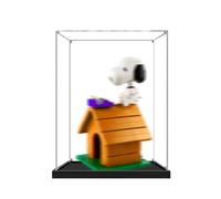 Vitrina de acrílico para modelo 21368 Snoopy's Doghouse, compatible con Lego, caja de almacenamiento transparente a prueba de polvo (modelo no incluido) (transparente 2MM)