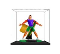 Vitrina de acrílico para modelo 43016 de fútbol Legend, compatible con Lego, caja de almacenamiento transparente a prueba de polvo (modelo no incluido) (transparente 2MM)