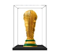 Vitrina de acrílico para modelo 43020 FIFA World Cup compatible con Lego, caja de almacenamiento transparente a prueba de polvo (modelo no incluido) (transparente 3MM)