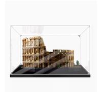 Vitrina de acrílico para modelo Coliseo Lego 10276, caja de exhibición a prueba de polvo, caja de almacenamiento, caja transparente, caja de exhibición compatible con Lego 10276 (solo maleta, no