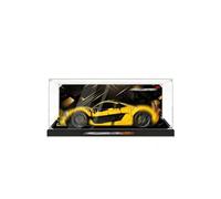 Vitrina de acrílico para Modelos LE-GO (Ferrari Daytona SP3 42172, McLaren P1, Porsche 911); Caja expositora Transparente a Prueba de Polvo para coleccionables (Painted)
