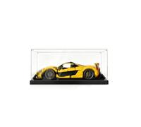 Vitrina de acrílico para Modelos LE-GO (Ferrari Daytona SP3 42172, McLaren P1, Porsche 911); Caja expositora Transparente a Prueba de Polvo para coleccionables (High-Definition)
