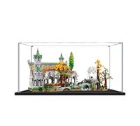 Vitrina de acrílico para The Lord of The Rings: Rivendell para Lego 10316, caja de almacenamiento transparente a prueba de polvo (modelo no incluido) (transparente 3MM)