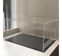 JLXJYS Vitrina de acrílico transparente – Caja expositora para figuras extra grande (Tamaños 10–70)