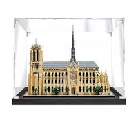 Vitrina de acrílico Transparente Compatible con Le*Go 21061 Notre Dame de Paris, Vitrina Transparente a Prueba de Polvo (Modelo no Incluido) A,3MM