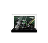 Vitrina de acrílico Transparente para LE-GO 42170 - Compatible con (Motocicleta Kawasaki Ninja H2R) - Caja expositora (Solo la Vitrina) (Painted)