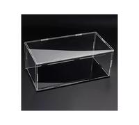 Vitrina de acrílico Transparente Vitrina acrílica for coleccionables con Bases en Blanco y Negro en Varios tamaños(Black Base,60x35x35cm)