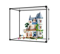 Vitrina de acrílico, Vitrina apilada Transparente, Vitrina de coleccionista a Prueba de Polvo, Puerta autoensamblada, Modelo de muñeca de Juguete, colección de muñecas de automóviles (30x20x35cm)