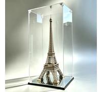 Vitrina de Acrílico Vitrina Organizadora Extragrande con Fondo de Espejo, Mueble Almacenamiento Figuras Coleccionables Trofeos, Caja Expositora Acrílico 10 20 35 45 90Cm(15x15xH15cm/6x6x6in)