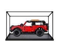 Vitrina de aleación acrílica para Le-Go 42213 Mustang SUV Building Set, vitrina transparente a prueba de polvo, tamaño: 30 x 15 x 15 cm (solo caja) (transparente)