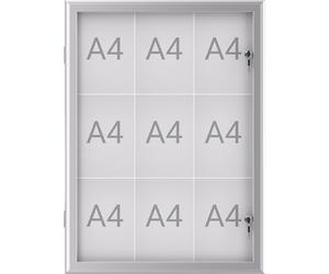 Vitrina de anuncios MAULexcite MAUL, altura exterior 1000 mm