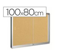 Vitrina De Anuncios Q-Connect Marco De Aluminio 800 X 1000Mm