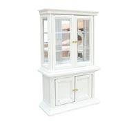 Vitrina de casas de muñecas a escala 1:12, accesorios para casas de muñecas, decoración europea, proyecto de manualidades, muebles en miniatura, modelo artesanal