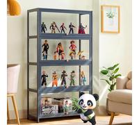 Vitrina De Coleccionista Acrylic Vitrinas para Colecciones Vitrina De MuñEcas,Caja de Exhibición de Acrílico Transparente,Vitrina de Muñecas con Puerta para Figuras Coleccionables(Size:40×33×140cm)