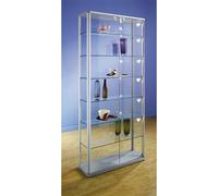 Vitrina de diseño eurokraft pro, modelo vitrina de coleccionista, HxAxP 1800 x 820 x 250 mm