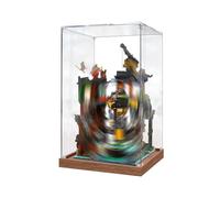 Vitrina de exhibición de acrílico HD para LEGO 71837 Mercados de Ninjago City - Caja de exhibición transparente, estuche de almacenamiento, protección antipolvo (Modelo no incluido) (2mm)
