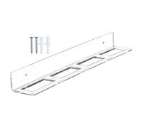 Vitrina de exhibición de disco de hockey sobre hielo | 4 ranuras con ranura lisa | soporte de pared de acrílico para hockey | para abuelo, padre, jugador, principiante, coleccionista