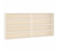 Vitrina de pared con puertas 80x8,5x37 cm