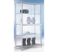 Vitrina de pie LINK acristalada por 4 lados