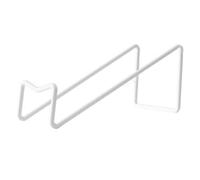 Vitrina de vino tinto de 5 x 6 cm, 1 paquete de exhibición de metal adecuado para cocina y construcción del hogar, hecho de materiales de alta calidad (blanco)