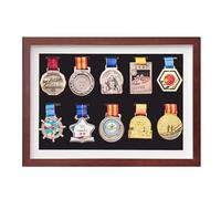 Vitrina del Gabinete de la Caja de la Sombra para Medallas Militares, Medalla del Colector y Pin de la Solapa