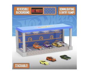 Vitrina expositor con luz paladone hot wheels
