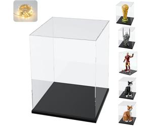 Vitrina Expositora Acrílica 3mm para Lego Trofeo Copa Mundial FIFA 43020