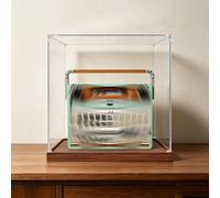 Vitrina expositora compatible con LEGO 10334 Radio Retro - Tecca antipolvo para el modelo de colección del Titanic (solo vitrina ) (2 mm)