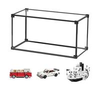 Vitrina Expositora para Lego 10220 10295 21317 21328 71719 10328 10330 21342 42170,40X20X20cm Acrílico Transparente Grande Caja de Exhibición para Colecciones Coches Modelo Figuras