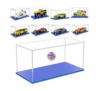 Vitrina Expositora para Lego Coche Escala 1/18,35x15x15 Expositor Acrílico Transparente para Ford Mustang Shelby GT500 42138 Lamborghini Huracan Tecnica 42161 Jeep Wrangler 42122