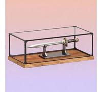 Vitrina Expositora Vitrina Acrílica para Espadas, 60 50 40 30 cm Caja Transparente Antipolvo para Katana, Espada Larga o Sable Láser. Ideal para Coleccionables Medievales(40x30x20cm(16"x12"x8"))