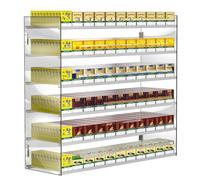 Vitrina for Cigarrillos,Organizador de gabinetes for Tiendas minoristas,Montaje en Pared o encimera.para Tiendas de conveniencia, supermercados(3 Layers of 14 Columns)