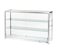 Vitrina, media altura altura 910 mm, 2 puertas correderas