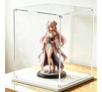 Vitrina metacrilato Vitrina De Figuras De Acrílico Apilable, Coleccionables/Modelo De Barco/Figuras De Acción Vitrina De Acrílico Transparente Vitrina De Caja(White,10x10x30cm/4x4x12in)