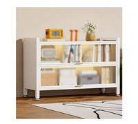 Vitrina minimalista moderna con puertas acrílicas coleccionables y estante para juguetes, fácil de instalar, 39.3 x 31.5 pulgadas
