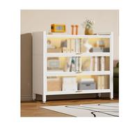 Vitrina minimalista moderna con puertas acrílicas coleccionables y juguetes fáciles de instalar (C 100 x 114 cm)