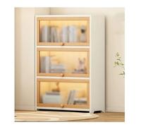 Vitrina moderna y minimalista con colección de almacenamiento alto para coleccionables, juguetes y libros, fácil de limpiar (80 x 101 cm)