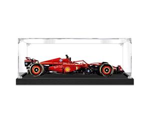 Vitrina para 42207 Ferrari SF-24 F1 modelo de coche, caja expositora de acrílico transparente a prueba de polvo